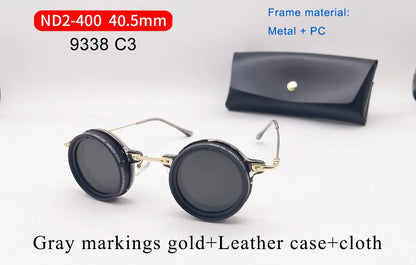 Retro ND9 Adjustable Dimming Polarized Sunglasses – Unisex UV400 Protection