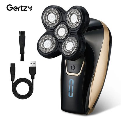 Men’s Smooth Shave Grooming Kit – 5-in-1 Rechargeable Head & Beard Trimmer